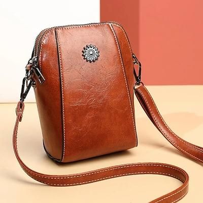Piccola borsa per cellulare da donna, borsetta verticale a tracolla in morbida pelle PU, mini borsa a spalla leggera con tracolla regolabile per cellulare, portafoglio e oggetti essenziali di tutti i