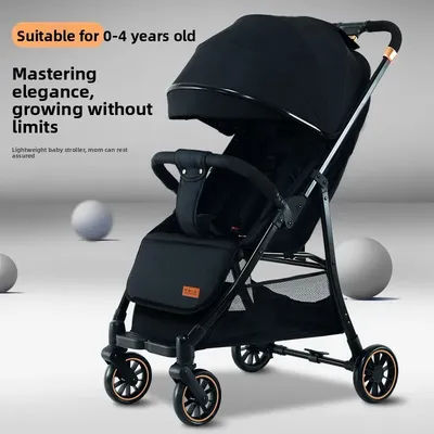 Baby stroller Pocket cart Sit and lie down High landscape Lightweight folding shock-absorbing baby walker