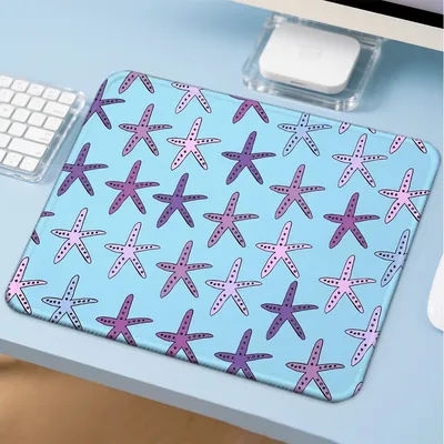 Tapis de souris Mosepad Sea Star&Turtle, accessoires de bureau, tapis de jeu pour PC Gamer, tapis de souris Anime, décoration de table