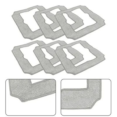 6 Pack Liectroux YW509 Robot Vacuum Cleaner Mopping Pads Washable Microfiber Cleaning Accessories For Robot Vacuum