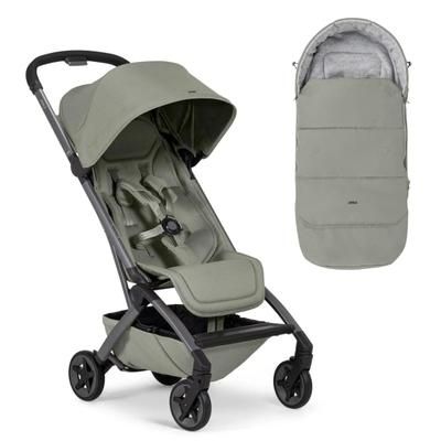 Joolz Aer2 Lightweight Compact Stroller + Footmuff Bundle - Sage Green