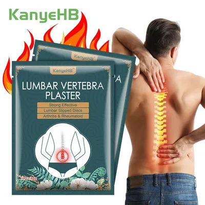 12/72 Pièces Patchs Apaisants pour le Dos et la Colonne Lombaire, Coussinets Lombaires à Base de Plantes Non-tissés, Outils de Soin Corporel Relaxants pour les Muscles Fatigués