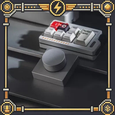 Anticater VK01 Desktop Bluetooth Keypad Knob Volume Wireless Switch Customization Aluminum Knob Accessory Computer Gamer Gifts