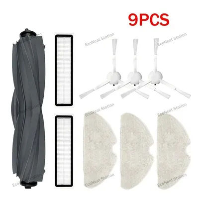 9‑Pack Replacement Accessories Kit Compatible For Dreame Bot D10s, D10s Pro, D9 Max Gen2 Robot Vacuum