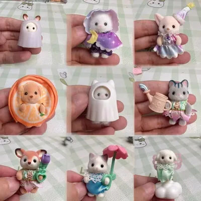 Sylvanian Familiy Cute Toy Girl Toys For Kids Calico Critters Ternuries Sylvanian Families Figures Japanese Anime Small Baby