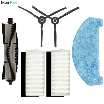 Accessories For ILIFE T20S Robot Vacuum Cleaner Spare Parts Replacement Consumables Main Brush Hepa Filter Mop Cloth
