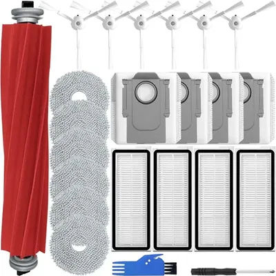 M02K-For Roborock Q Revo S/Qrevo Maxv/Qrevo Pro/Qrevo Plus Replacement Accessories Set For Robot Vacuum Cleaner Parts
