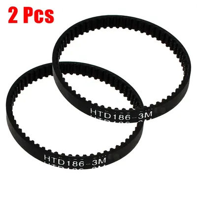 2pcToothed Belt Drive HTD186-3M For FC3 FC5 (Premium) Hard Floor Sweeping Robot Vacuum Cleaner Accessories Spare Parts