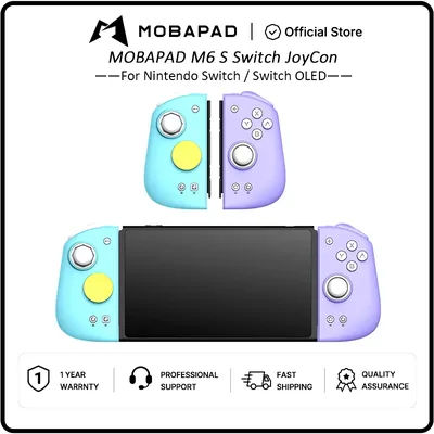 Mobapad M6 S Controller Joypad for Nintendo Switch/Switch OLED Hall Joystick Bluetooth Gamepad Accessories