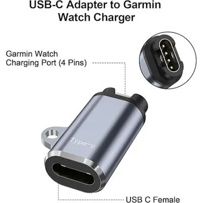 Pour Garmin Instinct E 3 2 2X 2S Solar Fenix 8 7 5 Vivosmart 5 Vivomove 3 3S Style Sport Smartwatch Chargeur Adaptateur Chargeur Rapide