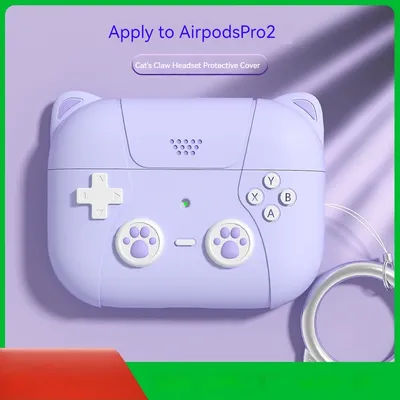 Étui pour Airpods Pro, Airpods Pro 2, Airpods 3, Airpods 2ème génération, étui pour Airpods avec capuchon à ressort automatique, manchon de protection