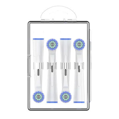 Mallette de rangement pour têtes de brosse à dents électrique pour voyage, boîte de protection anti-poussière pour Philips & Oral B toutes têtes de brosse de rechange