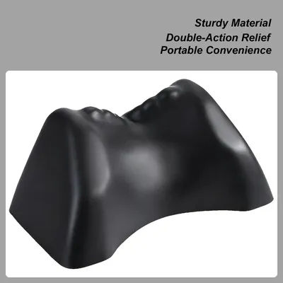 Oreiller de massage pour le cou, étireur cervical, oreiller de massage ergonomique portable, relaxant pour le cou, pour femmes, repos