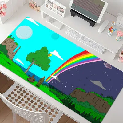 Tapis de souris amusant de dessin animé The B-Big Lez S-Show, antidérapant, avec bord en caoutchouc, épaissi, pour ordinateur portable, tapis de bureau pour jeux