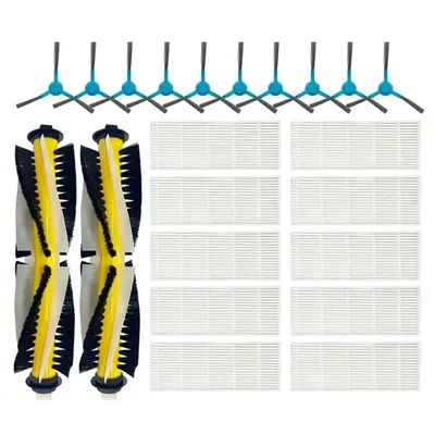 ABGG-For SENCOR SRV 9200BK Roller Side Brush Hepa Filter Robot Vacuum Cleaner Replacement Spare Parts Accessories