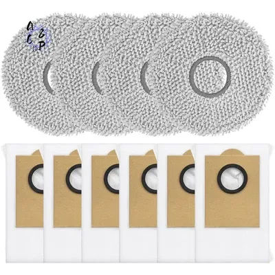 A68P-For Lefan M3 / M3 Max / M3 Gen2 Robot Vacuum Cleaner, Mop Pads Dust Bags