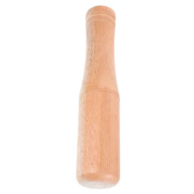 Alipis Wooden Muddler Garlic Press Mortar Pestle Kitchen for Mojito Medicine Baby Food Wood Grinding Stick Wooden Pestle