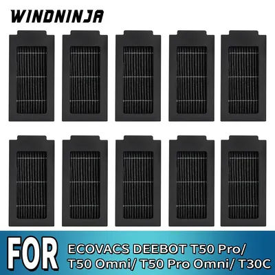 For ECOVACS DEEBOT T50 Pro/ T50 Omni/ T50 Pro Omni/ T30C Robot Vacuum HEPA Filter Parts Replacement Accessories