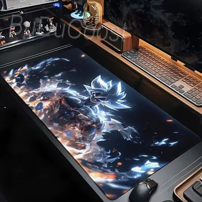 Tapis de Souris Dragon Balls Nouveau Tapis de Souris Goku Tapis de Clavier Tapis de Souris Gamer Cool Tapis de Bureau PC Tapis de Table Tapis de Bureau Doux