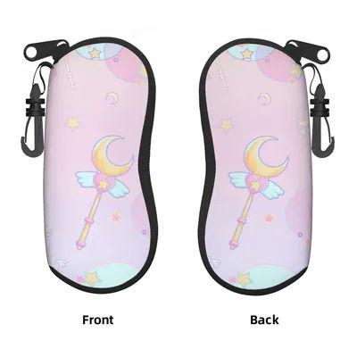 Étui à lunettes M-Moon Anime, pochette originale pour lunettes de soleil, pochette tendance, protection pour lunettes, organisateur de lunettes unisexe