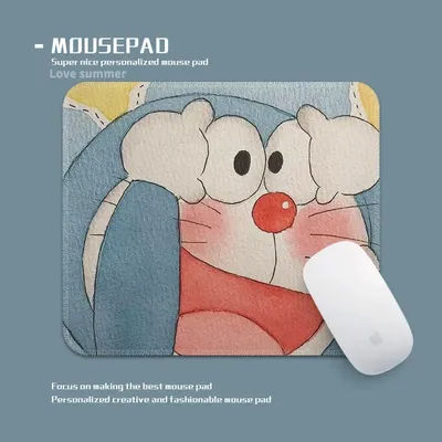 Tapis de bureau 2026, petit tapis de souris motif herbe, tapis Doraemon Anime, cadeau pour gamer, tapis d'ordinateur, tapis de bureau