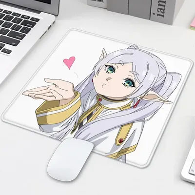 Tapis de souris de jeu XS petit tapis de souris pour PC Anime Frieren Gamer décoration de bureau tapis de souris de bureau bureau cadeau pour jouer aux jeux