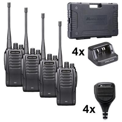 Midland D10 DMR 4er MA25-LK Set
