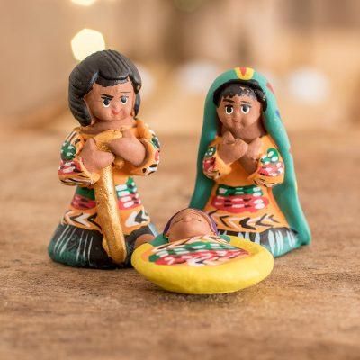 Petite Nativity,'Handmade Nativity Scene (3 Pieces)'