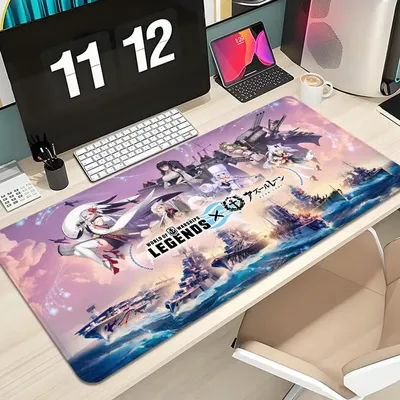 Tapis de souris Game World of Warship, grand tapis de bureau 600x300 mm, tapis de table pour jeux PC, impression haute définition.