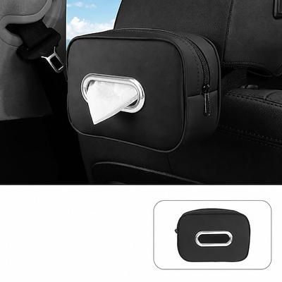 Porta fazzoletti per auto, organizer universale per tovaglioli da auto per aletta parasole, poggiatesta del sedile, sedile posteriore Interno auto, pratico dispenser per asciugamani di carta