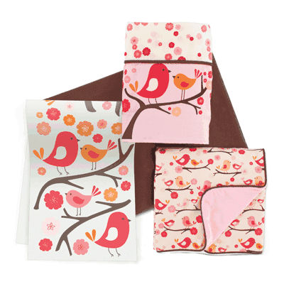 Skip Hop Spring Biride 4 Piece Crib Bedding Set