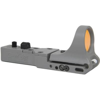 C-MORE SlideRide Red Dot Sight w/Standard Switch Gray 12 MOA SRG-12