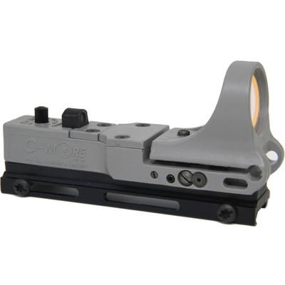 C-MORE Tactical Railway Red Dot Sight w/Standard Switch Gray 6 MOA TRWG-6