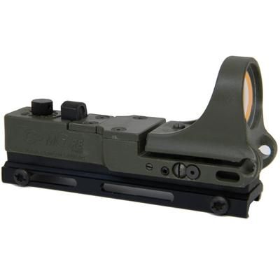 C-MORE Tactical Railway Red Dot Sight w/Click Switch Olive Drab Green 8 MOA CTRWOD-8