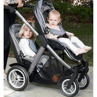 Joovy TooQool Double Stroller in Charcoal
