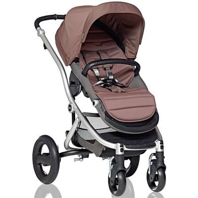 Britax Affinity Complete Stroller, Silver - Fossil Brown