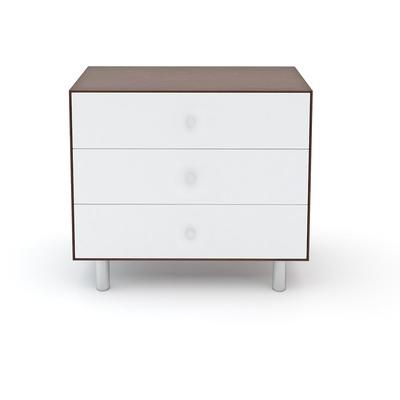 Oeuf 3 Drawer Dresser - Classic - White/Walnut