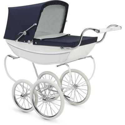 Silver Cross Doll Stroller - White/Navy