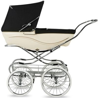 Silver Cross Kensington Classic Pram - Cream & Brown