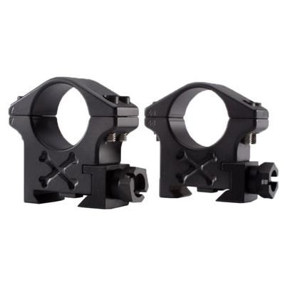 Talley 1in Tactical Rifle Scope Rings Black Armor Low BAT10L