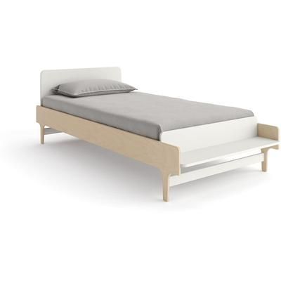 Oeuf River Twin Bed - White/Birch