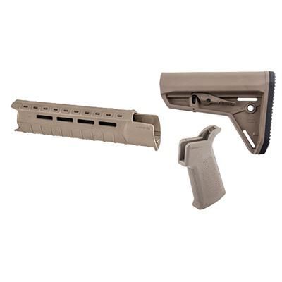 Magpul Ar-15 Moe-Sl Furniture Set M-Lok Polymer - Moe Sl Furniture Set M-Lok Mid-Length For Ar-15 Fd