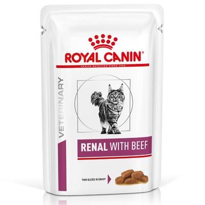 48x85g Renal with Beef Royal Canin Veterinary Diet Wet Cat Food