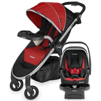 Recaro Denali Luxury Stroller - Scarlet