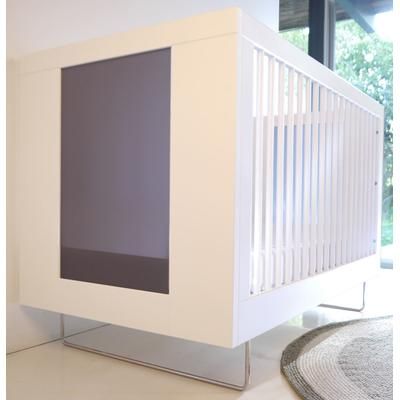 Spot On Square Alto Crib - Graphite Acrylic