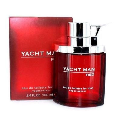 Yacht Man Red 3.4 oz Eau De Toilette for Men