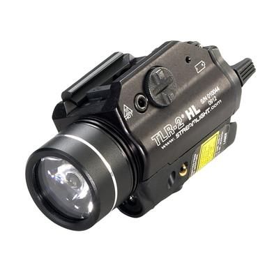 Streamlight TLR-2 HL High LumensWeapon Flashlight CR123A Red 1000 Lumens Black 69261