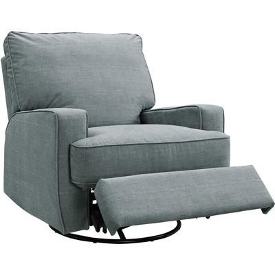 Bertini Oakley Swivel Gliding Recliner - Gray