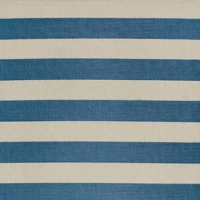 Resort Stripe Indoor/Outdoor Rug - Black/Champagne, 7'6" x 10'9" - Frontgate