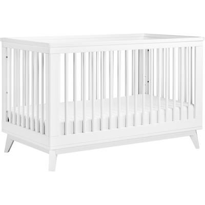 Babyletto Scoot 3-in-1 Convertible Crib w/Toddler Bed Conversion Kit - White